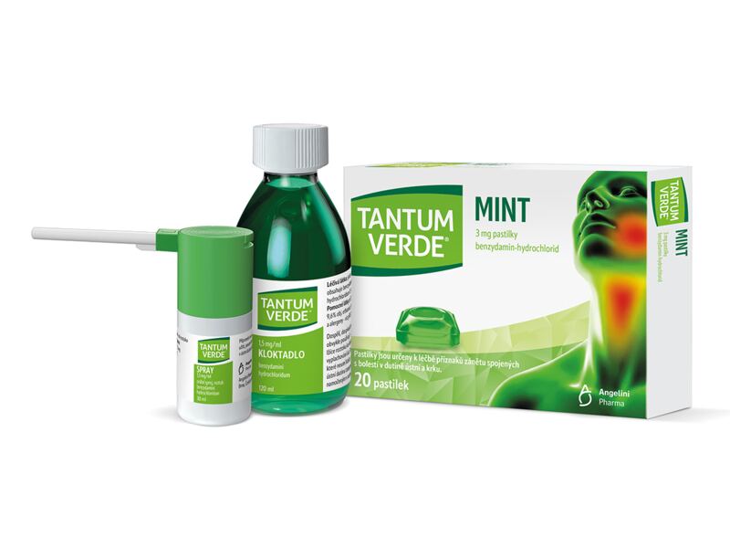 Tantum Verde Mint 20 pastilek