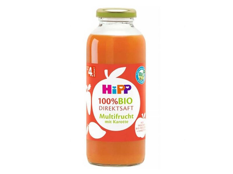Hipp 100% Bio Ovocná šťáva s mrkví 330 ml