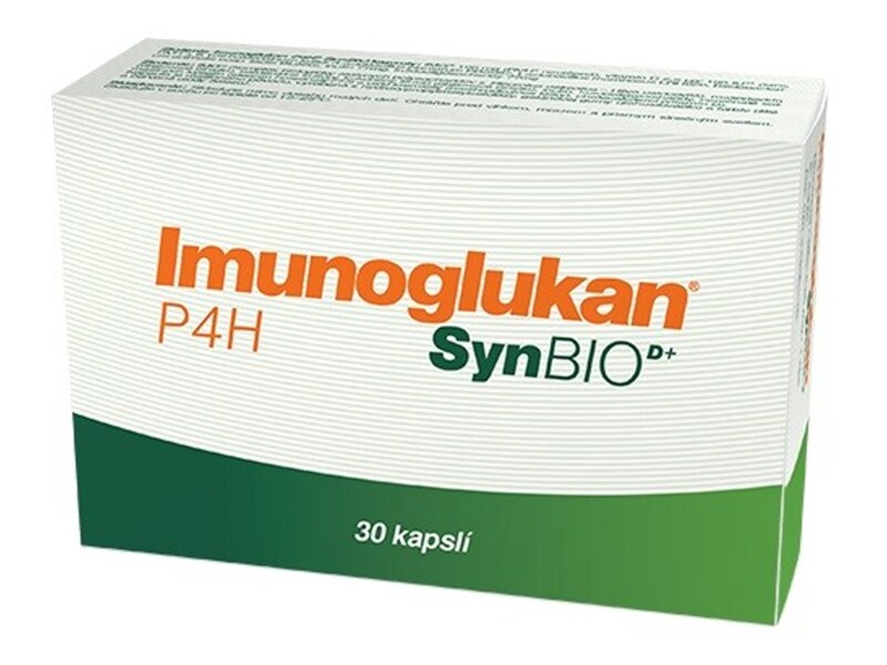 Imunoglukan P4H SynBIO D+ 30 kapslí Imunoglukan P4H SynBIO D+ 30 kapslí