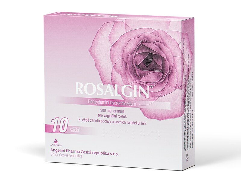 Rosalgin 500 mg granule pro vaginální roztok 10 sáčků