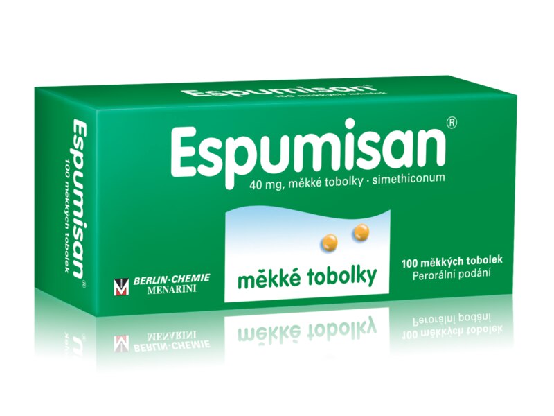 Espumisan 40 mg 100 měkkých tobolek Espumisan 40 mg 100 měkkých tobolek