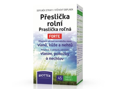 Biotter Přeslička rolní Forte 45 tablet Biotter Přeslička rolní Forte 45 tablet