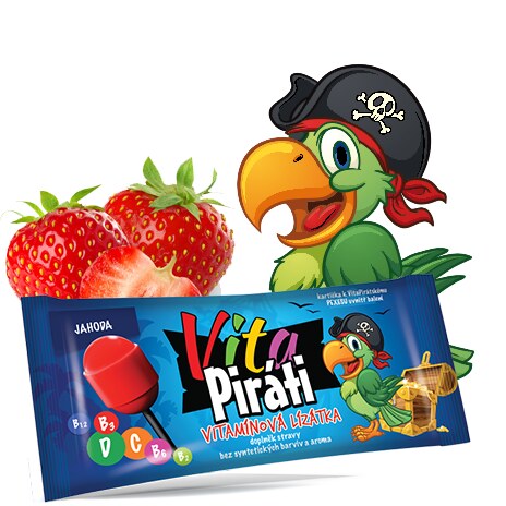 Biotter VitaPiráti vitamínová lízátka 24 ks