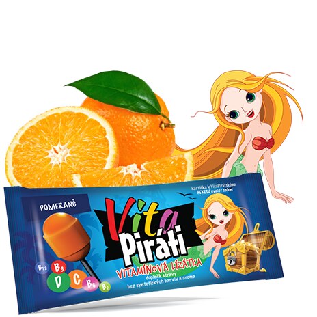 Biotter VitaPiráti vitamínová lízátka 24 ks