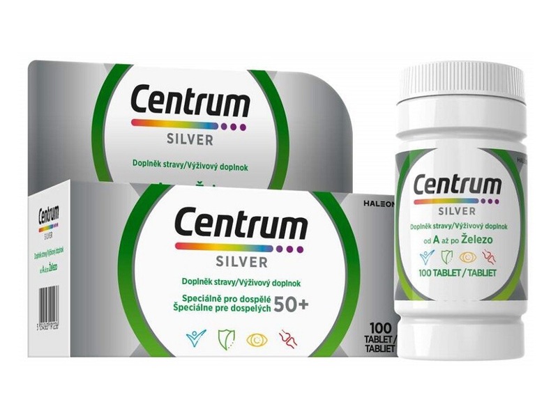 Centrum multivitamín Silver 50+ 100 tablet