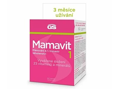 GS Mamavit 1 Plánování a 1. trimestr 90 tablet