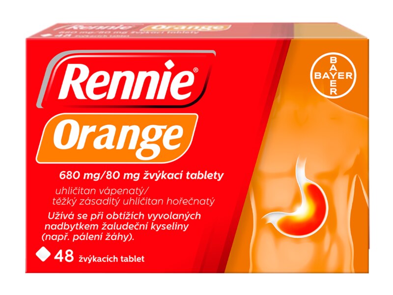 Rennie Orange 48 tablet Rennie Orange 48 tablet