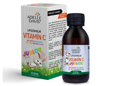 Adelle Davis Junior Lipozomální vitamín C 100 ml Adelle Davis Junior Lipozomální vitamín C 100 ml