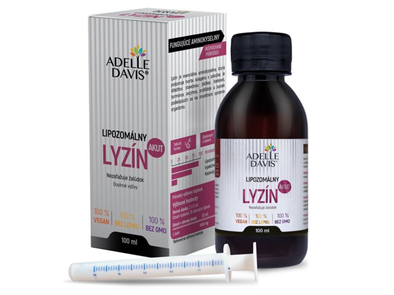 Adelle Davis Lipozomální Lyzin Akut 100 ml