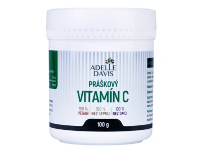 Adelle Davis Práškový Vitamín C 100 g Adelle Davis Práškový Vitamín C 100 g