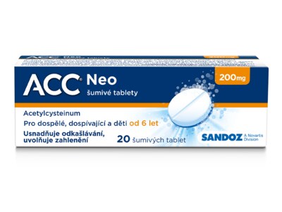 ACC 200 NEO 200 mg 20 šumivých tablet ACC 200 NEO 200 mg 20 šumivých tablet