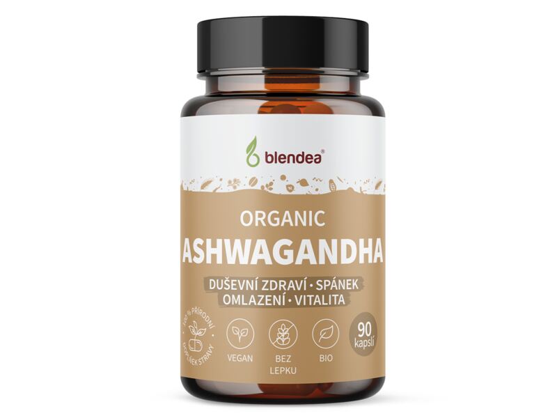 Blendea Bio Ashwagandha 90 kapslí