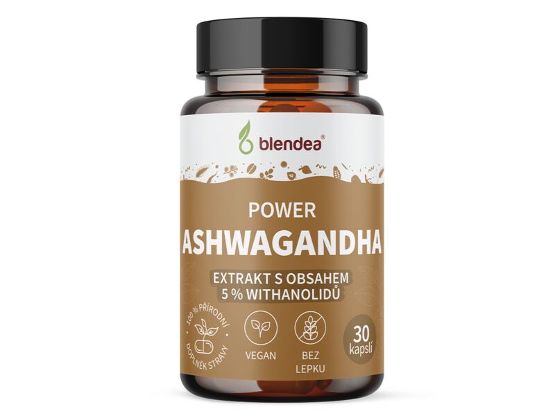 Blendea Power Ashwagandha 30 kapslí