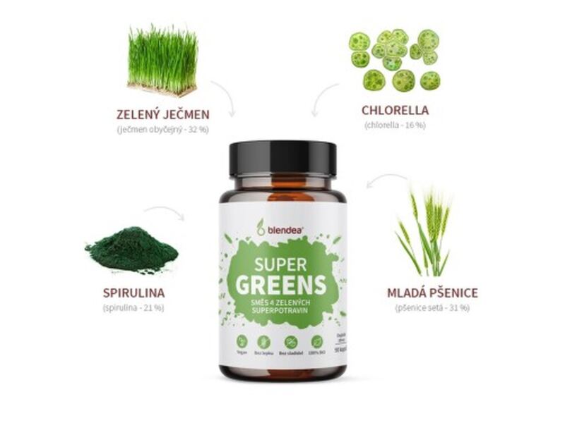 Blendea Supergreens 90 kapslí