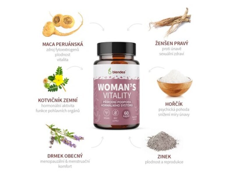 Blendea Womens Vitality 60 kapslí