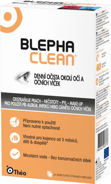 Blephaclean 20 sterilních tamponů Blephaclean 20 sterilních tamponů