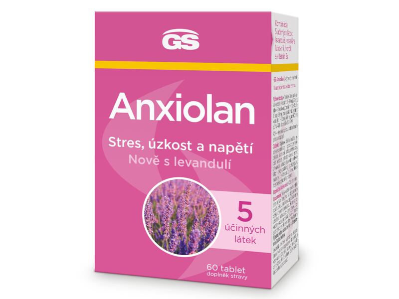 GS Anxiolan s levandulí 60 tablet