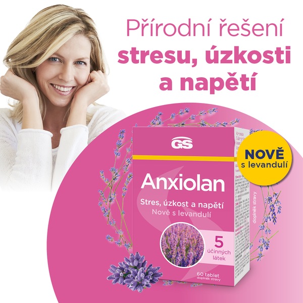 GS Anxiolan s levandulí 60 tablet GS Anxiolan s levandulí 60 tablet