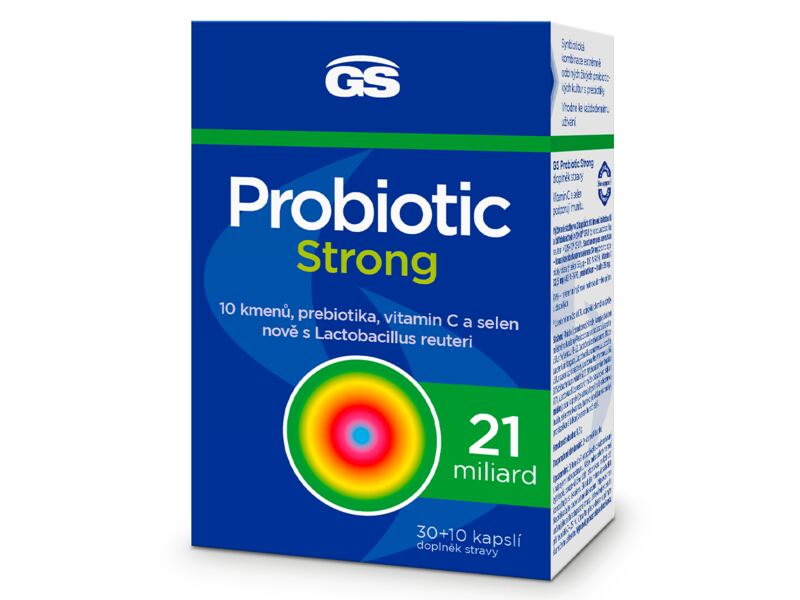 GS Probiotic Strong 30+10 kapslí