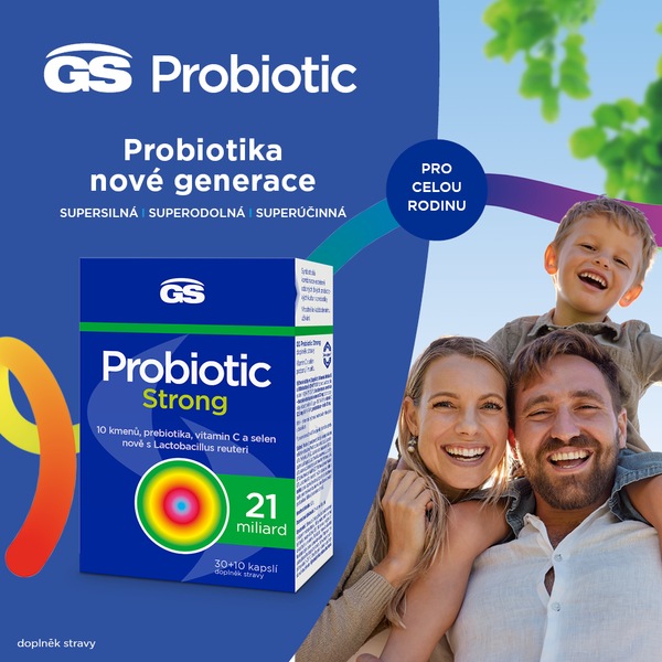 GS Probiotic Strong 30+10 kapslí GS Probiotic Strong 30+10 kapslí
