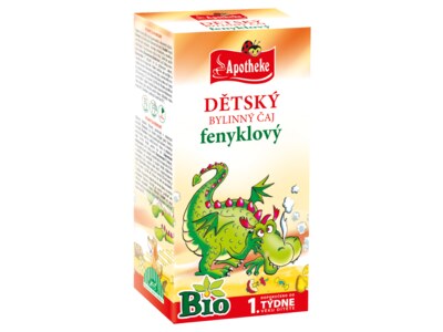 Apotheke BIO Dětský čaj fenyklový nálevové sáčky 20x1,5 g