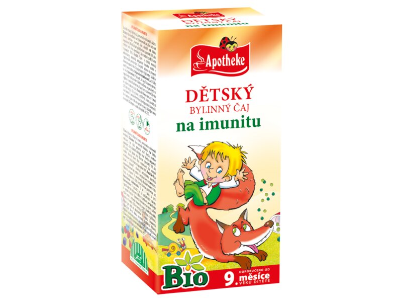 Apotheke BIO Dětský bylinný čaj na imunitu nálevové sáčky 20x1,5 g
