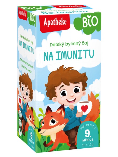 Apotheke BIO Dětský bylinný čaj na imunitu nálevové sáčky 20x1,5 g Apotheke BIO Dětský bylinný čaj na imunitu nálevové sáčky 20x1,5 g