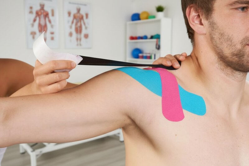 Temtex Kinesio Tape tejpovací páska modrá 5 cm x 5 m