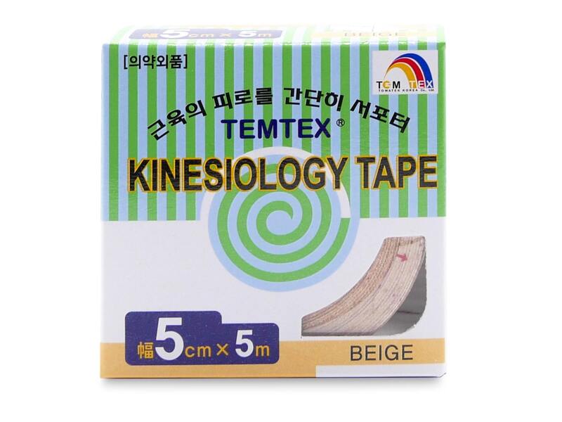 Temtex Kinesio Tape tejpovací páska béžová 5 cm x 5 m