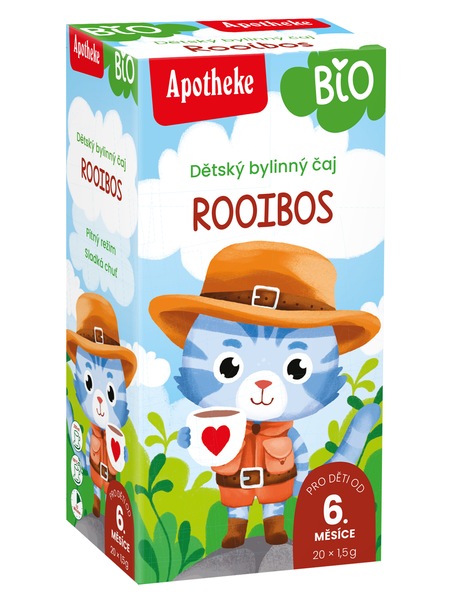 Apotheke BIO Dětský čaj rooibos nálevové sáčky 20x1,5 g