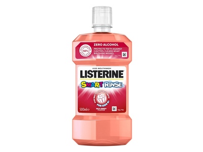 Listerine Smart Rinse Mild Berry ústní voda 500 ml