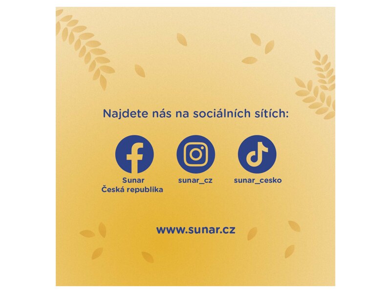 Sunar mléčná kaše na dobrou noc krupicová s příchutí vanilky 210 g