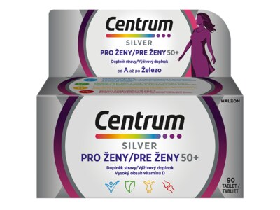 Centrum multivitamín pro ženy 50+ 90 tablet