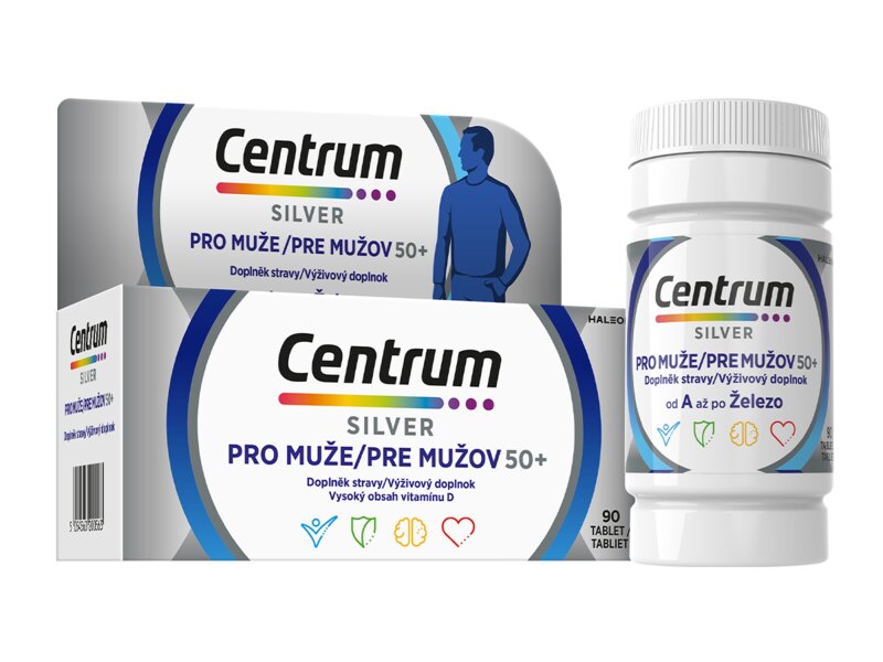 Centrum multivitamín pro muže 50+ 90 tablet