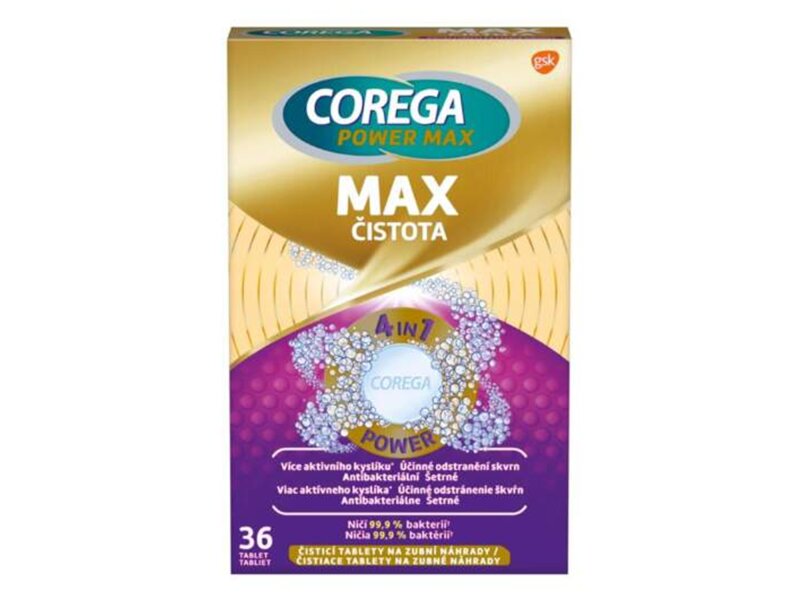 Corega Power Max Čistota 36 ks