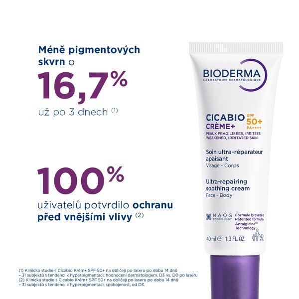Bioderma Cicabio krém SPF50+ 40 ml