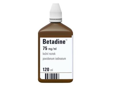 Betadine chirurgický roztok 120 ml