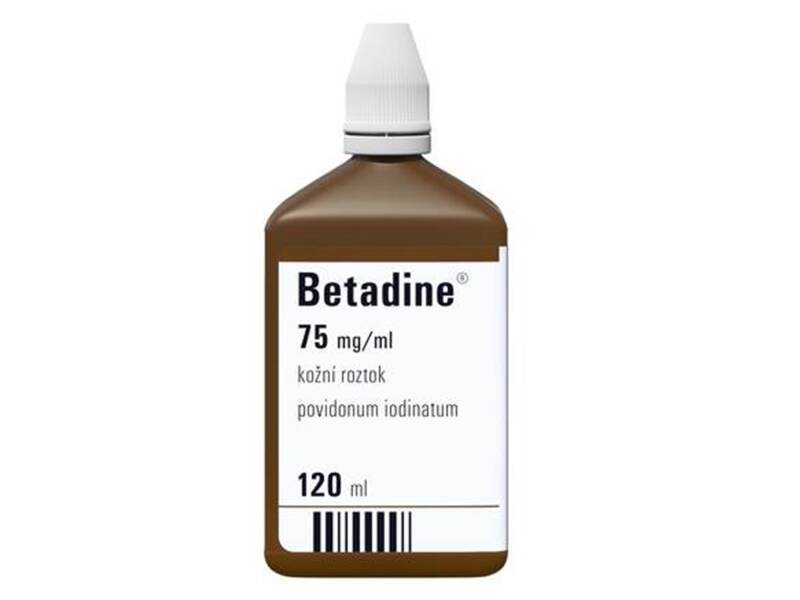 Betadine chirurgický roztok 120 ml