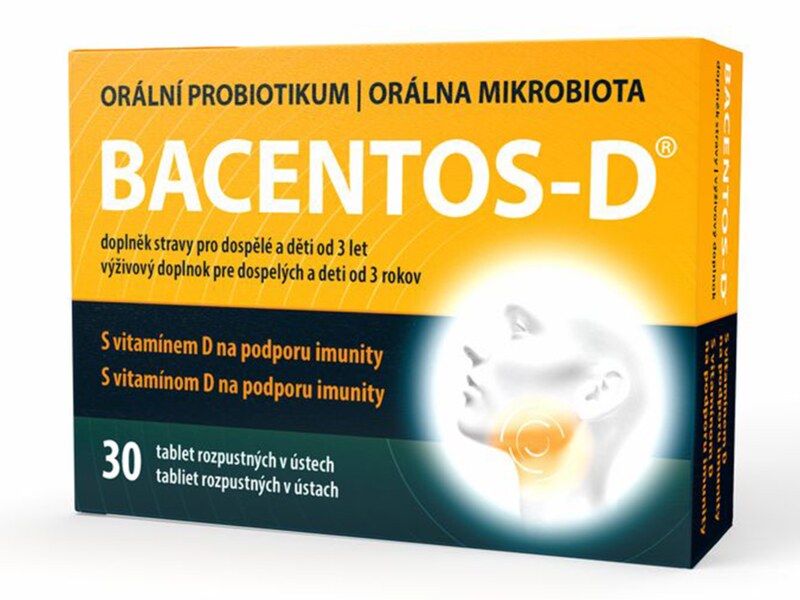 Bacentos-D orální probiotikum 30 tablet Bacentos-D orální probiotikum 30 tablet