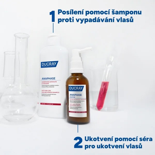 Ducray Anaphase+ šampon proti vypadávání vlasů 400 ml Ducray Anaphase+ šampon proti vypadávání vlasů 400 ml
