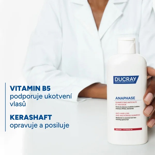 Ducray Anaphase+ šampon proti vypadávání vlasů 400 ml Ducray Anaphase+ šampon proti vypadávání vlasů 400 ml