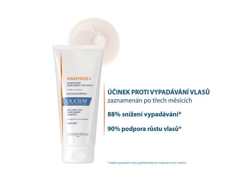 Ducray Anaphase+ šampon proti vypadávání vlasů 400 ml Ducray Anaphase+ šampon proti vypadávání vlasů 400 ml
