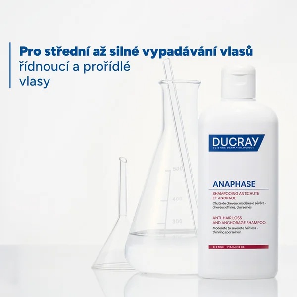 Ducray Anaphase+ šampon proti vypadávání vlasů 400 ml Ducray Anaphase+ šampon proti vypadávání vlasů 400 ml