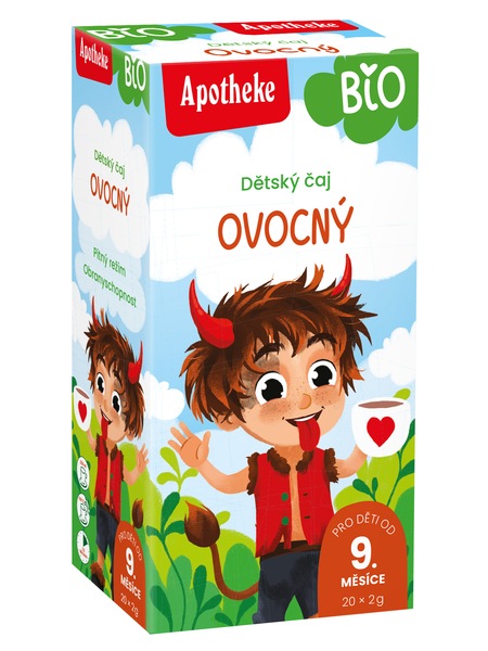 Apotheke BIO dětský ovocný čaj nálevové sáčky 20x2 g