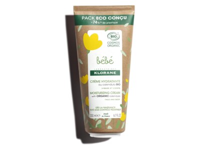 Klorane Bébé Bio hydratační krém s měsíčkem 200 ml