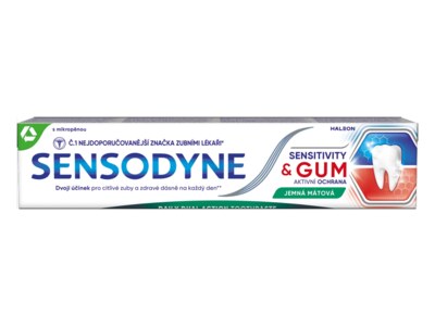 Sensodyne Sensitivity & Gum Jemná mátová zubní pasta 75 ml
