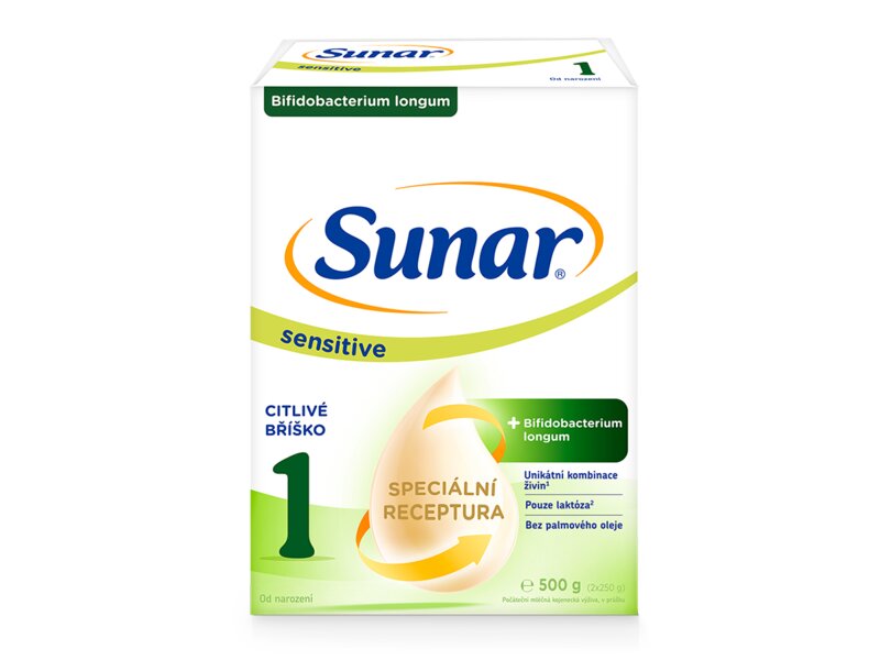Sunar Sensitive 1 od narození 500 g