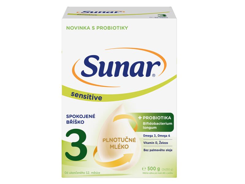 Sunar Sensitive 3 od 12 měsíců 500 g