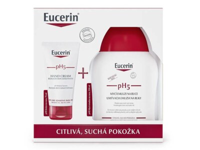 Eucerin pH5 Suchá a citlivá pokožka Dárkové balení Eucerin pH5 Suchá a citlivá pokožka Dárkové balení