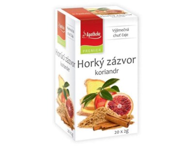 Apotheke Horký zázvor a koriandr čaj 20x2 g